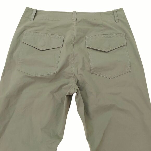 Grayers Joggers Pants Womens Small Green Ankle Zip Stretch Activewear Comfort - Picture 6 of 12